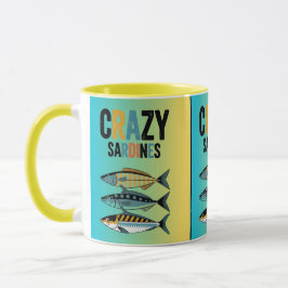 Vintage Retro Sardines, Fisherman Ästhetik Tasse