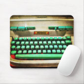 Vintage Retro Schreibmaschine Mousepad (Mit Mouse)