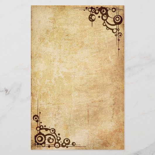 Vintage Retro Schreibwaren Briefpapier (Vorderseite)