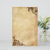 Vintage Retro Schreibwaren Briefpapier (Stehend Vorderseite)