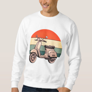 Vintage, Retro, Scooter, Mofa, Töffli, Roller Sweatshirt