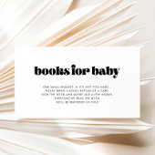 Vintage Retro Script Babydusche Reservierungskarte Begleitkarte