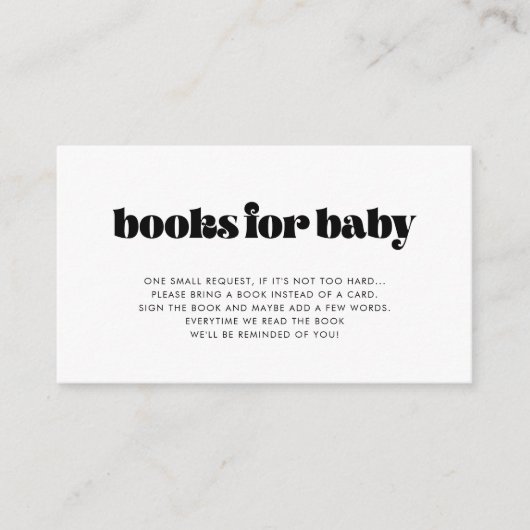 Vintage Retro Script Babydusche Reservierungskarte Begleitkarte (Vorderseite)