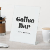 Vintage Retro-Script-Bar Sockelschild (In SItu)