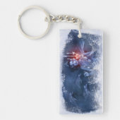 Vintage Retro-Seereise Schlüsselanhänger (Vorderseite)