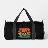 Vintage Retro-Silhouette Duffle Bag (Vorderseite)