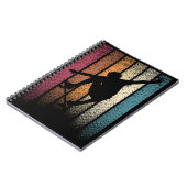 Vintage Retro-Skateboarding Notizblock (Linke Seite)