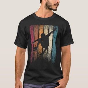 Vintage Retro-Skateboarding T-Shirt