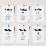 Vintage Retro-Skripte Hochzeitskarten Tischnummer<br><div class="desc">Wählen Sie ein Retro und Vintag für Ihre Hochzeitsarbeit. Klassisch,  aber modern und trendig,  wird es alle Ihre Bedürfnisse Anzug. Einfach anpassbar,  ändern Sie die Textfarbe oder den Hintergrund,  wie Sie möchten.</div>