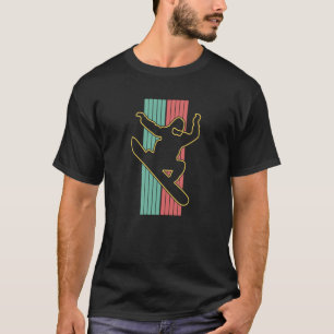 Vintage Retro Snowboarden T-Shirt