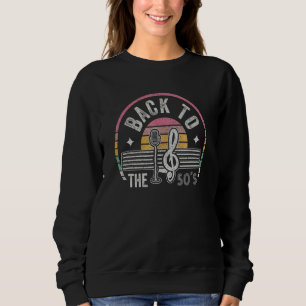 Vintage Retro Sock Hop 50er Rockabilly Druck 1950e Sweatshirt