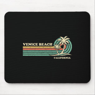 Vintage Retro Sommerurlaub Kalifornien Venedig Str Mousepad