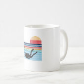 Vintage Retro Sporttauchen-Geschenke für Kaffeetasse (VorderseiteRechts)