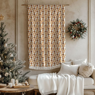 Vintage Retro Stay Groovy Rostorange Decke