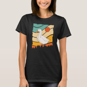 Vintage Retro Stil großartiger wilder Wasservogel T-Shirt