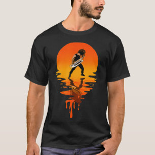 Vintage Retro Stil Keytar T-Shirt