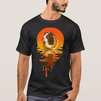 Vintage Retro Stil Meerschweinchen T-Shirt
