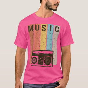 Vintage Retro Stil, Popmusik 3232 T-Shirt