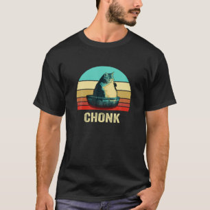 Vintage Retro Stil Sonnenuntergang Chonk T-Shirt