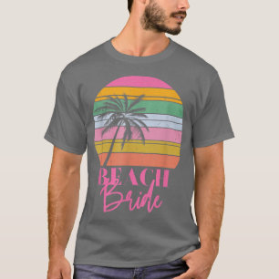 Vintage Retro Strand Braut Brautjungfer Abschiedsp T-Shirt