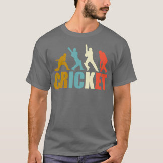Vintage Retro-Style-Cricket T-Shirt