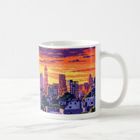 Vintage Retro-Style-Kaffee-Tasse