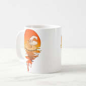 Vintage Retro Style Pottery Kaffeetasse (Vorderseite Links)