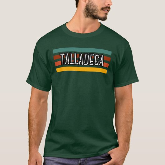 Vintage Retro Talladega T-Shirt (Vorderseite)