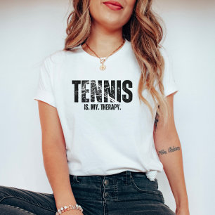 Vintage Retro Tennis ist meine Therapie T-Shirt