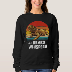 Vintage Retro The Beard Whisperer Bartagame Sweatshirt