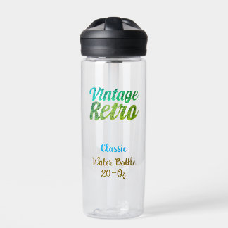 Vintage Retro-Typografie-Design -20-Oz Trinkflasche