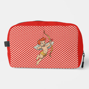 Vintage/retro-Valentins-Cupid Waschbeutel