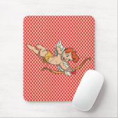 Vintage/Retro-Valentinstag-Cupid Mousepad (Mit Mouse)