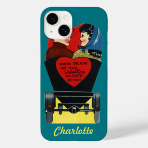 Vintage Retro Valentinstag, Liebe und Romantik Case-Mate iPhone Hülle