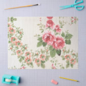 Vintage Retro-Viktorianische Rose Mittelalter Must Seidenpapier (Basteln)