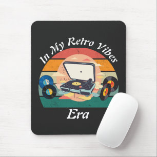 vintage Retro-Vinyl-Mauspad Mousepad