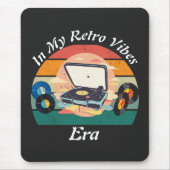 vintage Retro-Vinyl-Mauspad Mousepad (Vorne)