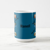 vintage retro vinyl Mug Kaffeetasse (Mittel)