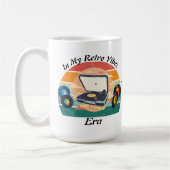 vintage retro vinyl Mug Kaffeetasse (Links)