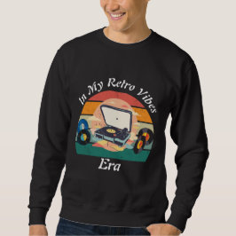 vintage retro vinyl sweatshirt