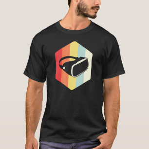 Vintage Retro VR-Entwickler Gamer Virtuelle Realit T-Shirt