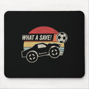 Vintage Retro Was für ein Save!  Rakete Rc Fußball Mousepad