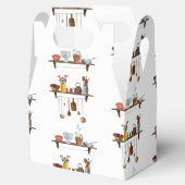 Vintage Retro Wasserfarben Küchenutensilien Geschenkschachtel (Geöffnet)