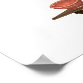 Vintage Retro Wasserfarben Küchenutensilien Poster (Ecke)