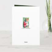 Vintage Retro Weihnachten Weihnachten Weihnachten  (Rückseite)