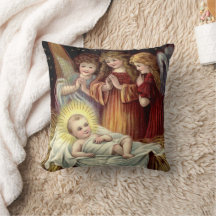 Vintage Retro-Weihnachtsengel mit Jesuskind