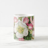 Vintage Retro-Weihnachtskarte, Apfelblüten Kaffeetasse (Mittel)
