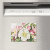 Vintage Retro-Weihnachtskarte, Apfelblüten Magnet (In Situ (Geschirrspüler))