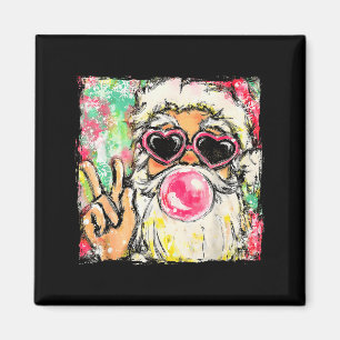 Vintage Retro Weihnachtsmann Bubble Gum Nk Sungles Magnet