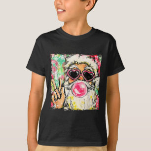 Vintage Retro Weihnachtsmann Bubble Gum Nk Sungles T-Shirt